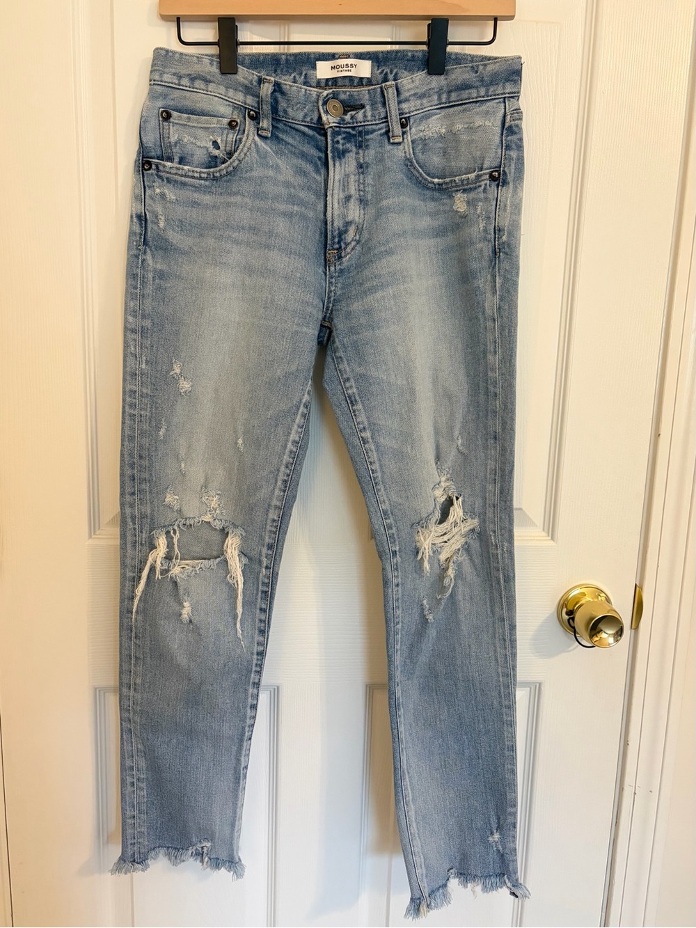 Moussy Vintage Altawoods Skinny Jeans - Light Blue 26
